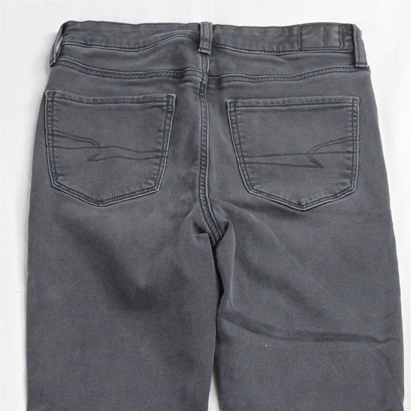 American Eagle 8 Short Super Hi Rise Jegging‎ Cozy Next Level Denim Jeans - Picture 6 of 7